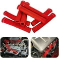 thumbnail image 6 of Spark Plug Wire Boots Thermal Protection Insulator Sleeve, 1200 Degree Heat shield Cover Wrap 6 inch for Car Truck 8PCS(red), 6 of 18