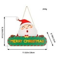 thumbnail image 2 of LED Lighted Christmas Door Sign Santa Cluas  Pendants (Santa Cluas), 2 of 8