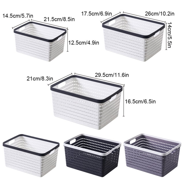 mmirethe Ventilation Convenient Storage Cabinet For Chopsticks And Forks Storage Basket Storage Box Baskets Desk white mini dark blue s