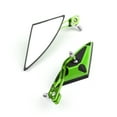 thumbnail image 3 of Motorcycle Scooter Side Rear View Mirrors Modification Mirror 8mm 10mm Green, 3 of 5