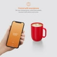 thumbnail image 4 of Ember Temperature Control Smart Mug 2, 10 oz, Grey, 80 min Battery Life | App Controlled Heated Coffee Mug | Improved Design with Clear Splash-Proof Sliding Lid, 4 of 9