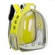 thumbnail image 2 of Mochila impermeable para gatos, transparente, para senderismo, viajes y turismo. Amarillo, 2 of 9