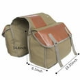 thumbnail image 2 of GASTROPOD Bike Bag,Streamlined Design Mountain Bike Accessories,Reduced Wind Drag Impact Bike Accessories,13",Brown, 2 of 7