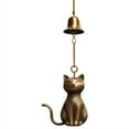 thumbnail image 3 of Cat Wind Chime Cat Garden Decor  Outdoor Cat Statue Themed Gifts Wind Chimes for Cat Lovers Women Hanging Memorial Ornaments Wind chimes Bell Outside Yard Home Porch Decorations-1 pack, 3 of 10