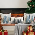 thumbnail image 5 of Christmas Pillow Covers 20x20 Inch Set of 2 Christmas Tree Decorative Throw Pillows Winter Christmas Decor for Home Couch TH-50E20, 5 of 6