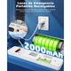 thumbnail image 3 of Lámpara De Emergencia Recargable Luces 60 Leds Luz 6pzs Malubero, Blanco, 3 of 5