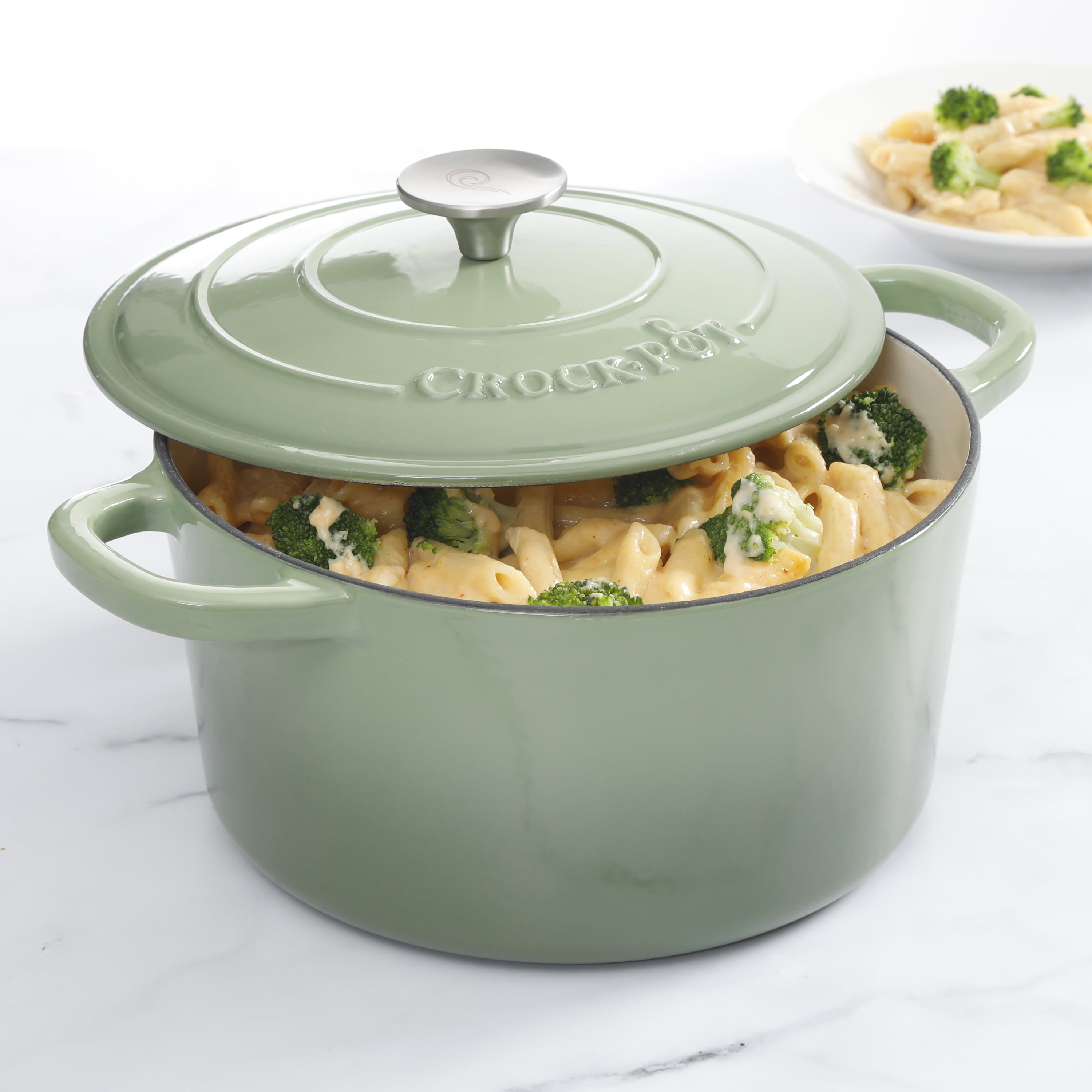 Crock Pot Artisan 5-Quart Dutch Oven - Pistachio Green 
