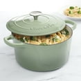 thumbnail image 3 of Crock Pot Artisan 5-Quart Dutch Oven - Pistachio Green, 3 of 7