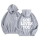 thumbnail image 2 of WILLBEST Sudaderas Deportivas para Hombre, Camisetas Informales De Manga Larga con Gráficos, Sudaderas con Capucha, Jerséis para Mujer Mediana​​, 2 of 6