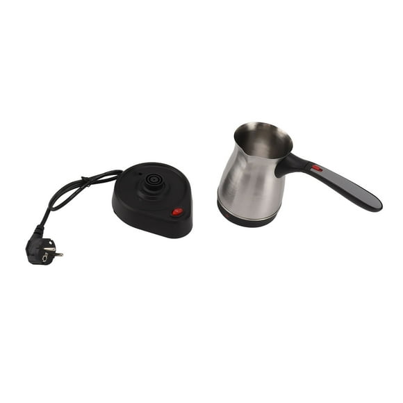 ZOUSSIQI 500ml 600W Turkish Coffee Maker Machine with Foldable Anti Scald Handle Electric Turkish Coffee Pot for Coffee Making JU316-53866