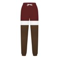 thumbnail image 4 of DeHolifer Womens Sweatpants High Waist Elastic Waist Drawstring Color Block Straight Leg Sweatpants Casual Loose Joggers Pants Brown M, 4 of 4