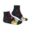 thumbnail image 3 of Bingfone Merry Christmas Elk Design Patterned Men'S Women'S Casual Cotton Socks, 3 of 9