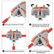 thumbnail image 5 of 20 Conectores Compactos para Cables, con Tuerca de Palanca en Forma de T, Divisores Rápidos de 3 Vías., 5 of 5