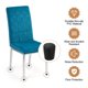 thumbnail image 3 of Uxcell 10 Pack 0.47 x 0.47 Pulgadas Tapas de Patas de Muebles Ovaladas, Protector de Suelo para Patas de Sillas, 3 of 6