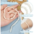 thumbnail image 4 of 1 Strand Natural Freshwater Pearls Bead 7-9.5x8-10.5mm Irregular Small Pearl Loose Bead Baroque Cultured Pearl Beads with Nylon Cord and Beading Needle for Jewelry Making DIY Crafts, 4 of 9