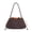 Y1978#Brown, variant on Woven Hobo Bags for Women Suede Woven Tote Bag Trendy Bucket Purse Underarm Shoulder Bag Vintage Handbag Retro Clutch Purses
