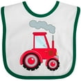 thumbnail image 3 of Inktastic Fun Red Tractor Boys or Girls Baby Bib, 3 of 4
