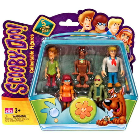 Shaggy, Scooby, Fred, Velma & Zombie Action Figure 5-Pack Scooby Doo