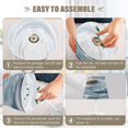 thumbnail image 5 of BZSMCE Table Lamp Creative Sea Shells & Starfish Pattern Simple Pattern Night Light, 5 of 8