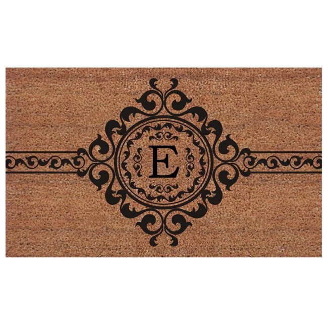 Calloway Mills Garbo Monogram Outdoor Doormat, Extra-thick 18" x 30" (Letter B)