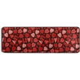 thumbnail image 5 of Dreamtimes Love Red Hearts Black Hallway Runner Rug 2'x6' Kitchen Rug with Rubber Backing Valentine's Day Non Slip Entryway Rug Runner Washable Soft Area Rug for Hallway Bedroom Kitchen Decor, 5 of 6