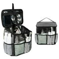 thumbnail image 1 of TIELUTT Travel Toiletry Bag for Women Large Hanging Cosmetic Makeup Mesh Shower Bathroom Organizer over Toilet Small Bathroom Can Towel Rack Heated Towel Racks for Bathroom Towel Racks for Bathroom, 1 of 4