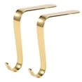 thumbnail image 2 of Yuangui Stocking Fireplace Hook Christmas Hanger Holder Xmas Mantle Clip Mantel Metal Decor, 2 of 10