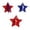 K, variant on 4th of July Decorations Wooden Stars, Patriotic Memorial Day Star Decor,, Independence Day Red White Blue Decoration for Home Office Table Shelf, 3 A Pcs