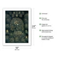 thumbnail image 2 of Mahakali and Mahakala (Great Black One) - Buddhist Tantric Deities - Vintage Tibetan Thangka Buddhist Painting - Tibet, 17th Century - Fine Art Matte Paper Print (Unframed) 18x24in, 2 of 4