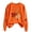 Orange 0826 sweatshirts, variant on Womens Crew Neck Graphic Sweatshirts Trendy Maple Leaf Printed Long Sleeve Pullovers Causal Fall Loose Fit Tops Tshirts Orange S
