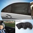 thumbnail image 1 of 1 par de parasoles para ventana lateral de coche, diseño de doble capa, parasol de verano (XL) Likrtyny Accesorios para autos y motos, 1 of 9