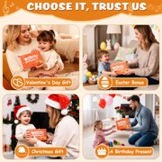 Croissant Hot Potato Game for Kids, Interactive Flip and Pass Party Game with 3 Play Modes, 50+ Funny Sounds and Sayings, Indoor and Outdoor Family Game, Birthday Gift for Boys and Girls Ages 3-8