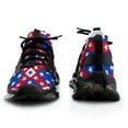 thumbnail image 3 of American Flag Blue Red White Walking Shoes for Men Woman Lightweight Tennis Fashion Elastic Sports Shoes Cushion Basketball Shoes, 3 of 7