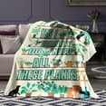 thumbnail image 2 of Plant Gifts, Plant Blanket 50"x 60", Gardening Gifts for Women, Gifts for Plant Lovers Women Mom, Birthday Gifts for Women Plant Lovers, Plant Mom Gifts for Birthday Christmas, 2 of 5