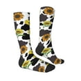 thumbnail image 3 of Balery Sunflowers Country Printed Novelty Socks Men's Women's Crew Socks Sports Socks Knee High Socks Cotton Socks Quirky and Cool Socks, 3 of 9