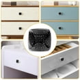 thumbnail image 5 of 4 Pieces Set Drawer Pulls Handle Square Wardrobe Cabinet Knobs with Stainless Steel Screws Furniture Kitchen Decor, 5 of 5