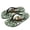 Cartoon Dinosaur Camo, variant on Boys Girls Flip Flops Sandals German Tractor Print Chrer Park Summer Beach Swim Pool Shoes for Kids Indoor and Outdoor Size 12