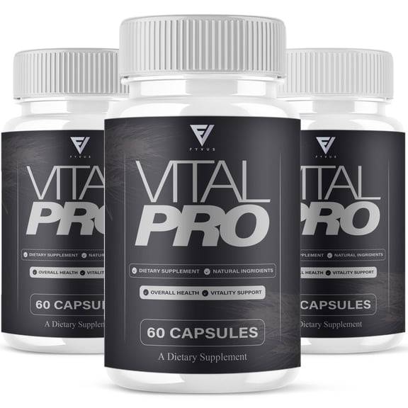 (3 Pack) Vital Pro Capsules, Vital Pro Advanced Performance Support Supplement (180 Capsules)