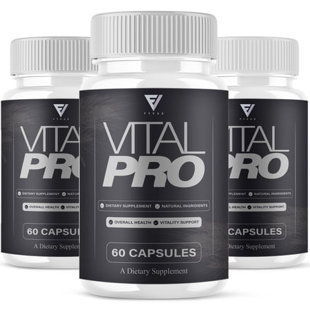 (3 Pack) Vital Pro Capsules, Vital Pro Advanced Performance Support Supplement (180 Capsules)