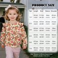 thumbnail image 7 of Uorisanigo Toddler Girl Crewneck Sweatshirt Kids Ruffled Shoulder Long Sleeve Kawaii Capybara Watermelon Sweater for Kids Fall Fashion Pullover Tops Size 7-8, 7 of 7