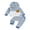 Blue, variant on BemeyourBBs Toddler Baby Boy Fall Winter Outfit Newborn Infant Baby Boys Clothes 0 6 12 18 24 Months 2 3 Years Waffled Stripe Long Sleeve Hoodies Top Elastic Waist Pockets Jogger Pants 2 Pcs Set