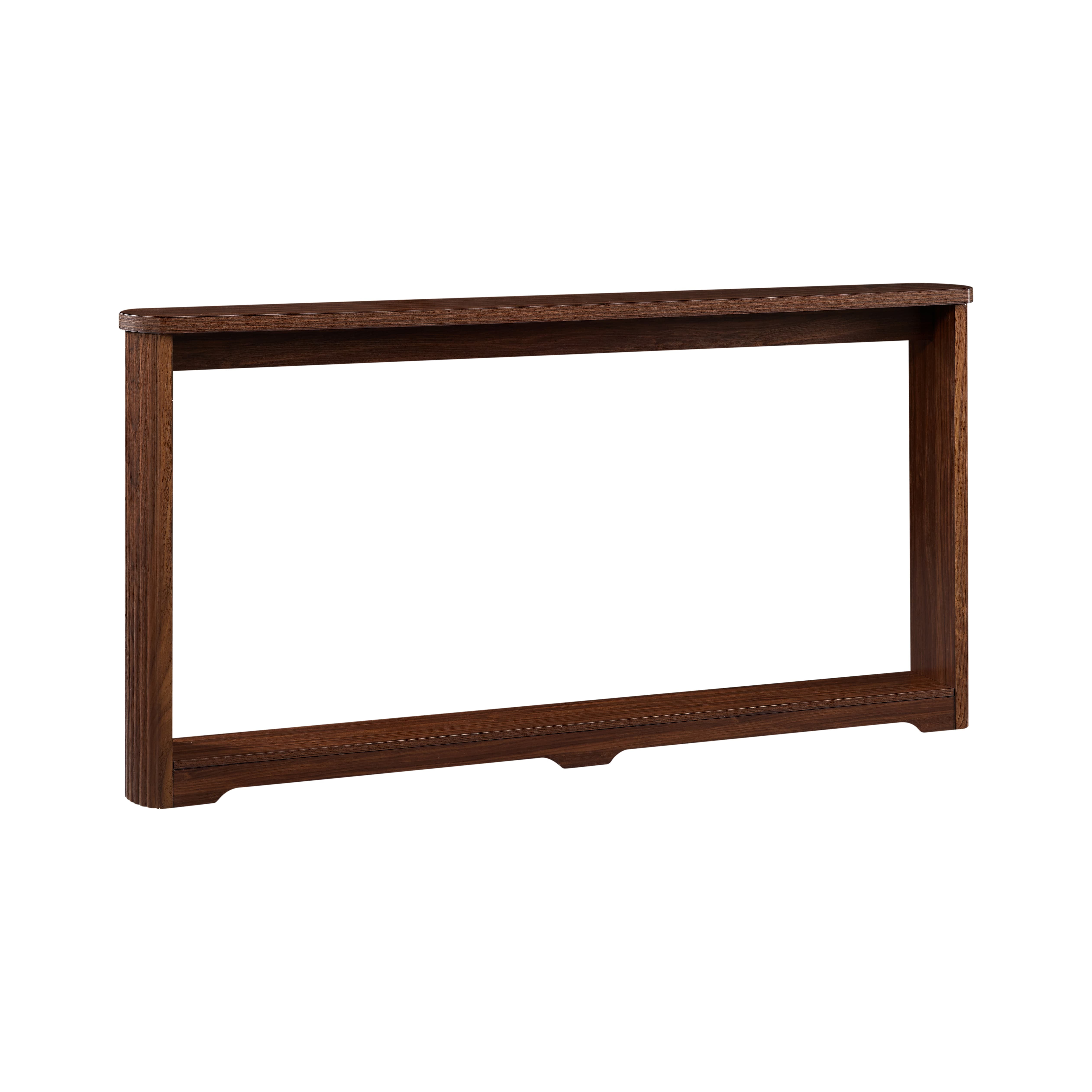 Aukfa 70.1" Narrow Console Table, Long Entryway Table & Behind Sofa Table for Hallway and Living Room,Walnut