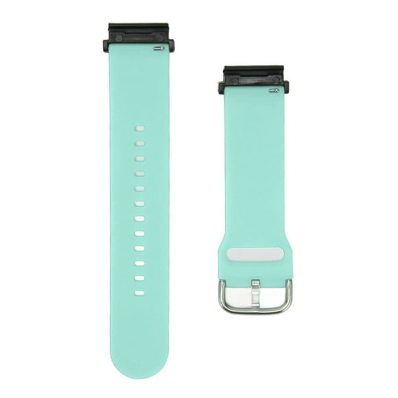 22mm Silicone Watch Band Smart Sports Watch Band Straps Replacement for Garmin Fenix 7 6 5 Light Blue