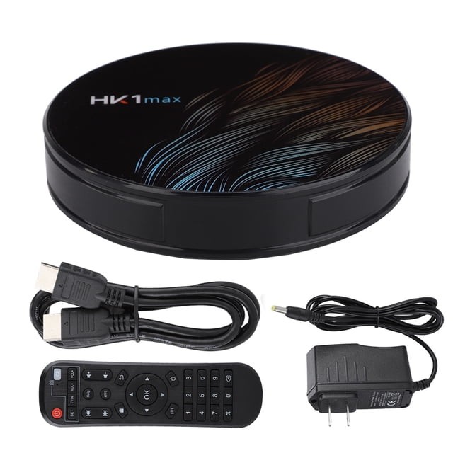HK1 MAX Ormromra Smart TV Box HD Smart Media Android 9.0 Enchufe de EE. UU.