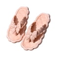 thumbnail image 3 of Chanclas de verano para mujer, para vacaciones en la playa, suaves, elásticas, elegantes, bonitas, con lazo, sandalias planas, color rosa 38/39, 3 of 15