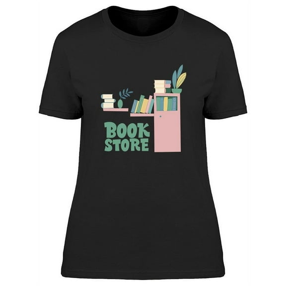 Book Store T-Shirt Women -Image by Shutterstock, Female Medium