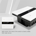 thumbnail image 2 of 2X Tuya Zigbee Smart Scene Switch Lighting Smart Control Scene Control Switch Panel Smart Switch 485 86 Box B, 2 of 7