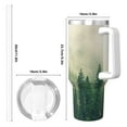 thumbnail image 4 of KLL Fog Forest Print 40oz Stainless Steel Insulated Car Cup Coffee Mug with Spillproof Lid - Keep Your Drink Hot or Cold on the Go, 4 of 8
