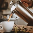 thumbnail image 4 of Heat Resistant French Press, Double-Walled Design Prevents Heat Loss, Strong Quality Metal Construction For Reliable Performance In Any Setting (1 Liter), 4 of 5