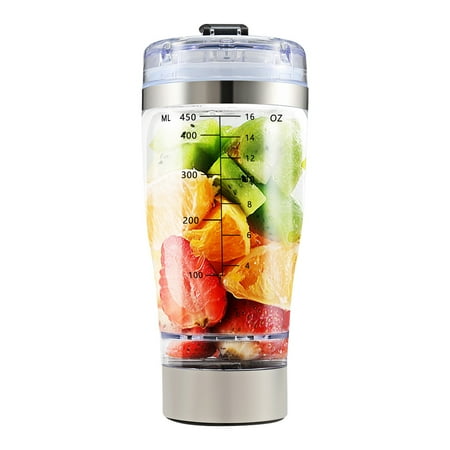 

450Ml Automatic Portable Stirring Blender Battery Powered Self Stirring Milk Shake Cup Electric Coffee Cup Smart Water Bottle